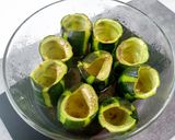 Foto del paso 4 de la receta Calabacines rellenos de arroz y jamón