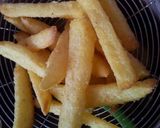 Foto langkah ke 6 dari resep #27 Kentang Goreng Garing dan Renyah (tips; tanpa rebus + tanpa dibekukan).