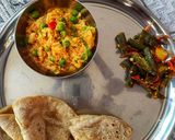 A picture of step 11 of Matar paneer burji.