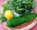 Mint cucumber lemon drink recipe step 1 photo