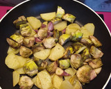 Foto del paso 3 de la receta: Conejo con alcachofas patatas y jamón