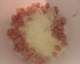 Foto del paso 1 de la receta: Bolitas de queso gouda y jamón de york
