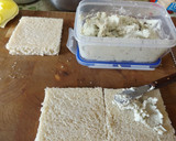 Foto del paso 2 de la receta: Sándwiches con queso Roquefort, queso Philadelpia y nueces picadas