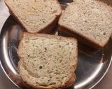 A picture of step 3 of Grilled Bread Sandwich with Garlic Herb Butter.