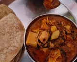 फणसाची ग्रेव्ही भाजी (Fansachi Gravy Bhaji Recipe In Marathi) रेसिपी स्टेप 5 फोटो 