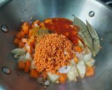 A picture of step 1 of Arabic Lentil Soup (Shorbat Adas).