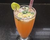 A picture of step 5 of Aam Panna mojito.