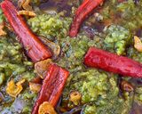 A picture of step 7 of Garlic and spinach khichadi.