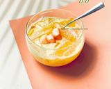 Gambar langkah 6 resipi Buko Creamy Manggo.