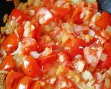 Csirkemájas lecsó recept fázis 3 fotója