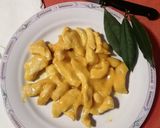 A picture of step 6 of #106 Chicken Strips with Saffron and Curry.