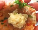 A picture of step 4 of Poha cheesy balls.