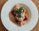 Foto del paso 8 de la receta: Ensalada de patata y piquillos confitados con fessolets
