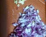 A picture of step 1 of Lehsuni masoor daal.