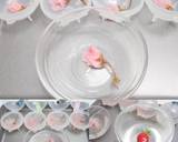 Sakura Raindrop Cake / Mizu Shingen Mochi langkah memasak 2 foto