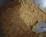 A picture of step 2 of Magas laddu (besan laddu).