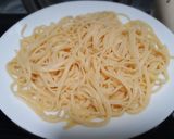รูปขั้นตอนการทำที่ 1 ของ อกไก่ซอสบ๊วยสปาเกตตีสลัด