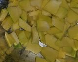 A picture of step 3 of Pumpkin ki sabji.