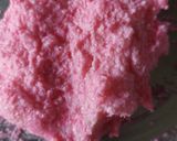 A picture of step 3 of Rose paneer modak.