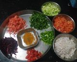 વેજીટેબલ ચીઝ ઉત્તપમ(Vegetable Cheese Uttapam Recipe In Gujarati) રેસીપી સ્ટેપ1ફોટો