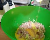 Foto del paso 3 de la receta: Hamburguesa de pollo, boniato, cebolla y calabacín