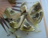 Foto del paso 7 de la receta Nidos de alcachofas con champiñones