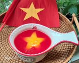 Hình bước làm 3 của món Nước ép dưa hấu cờ đỏ sao vàng