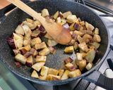 Une image de l'étape 4 de Purée de fèves et aubergines aux épices et persil.