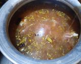 A picture of step 2 of Beef yakhni pulao biryani.