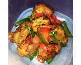 Foto langkah ke 5 dari resep Tumis Ikan pari saus Tiram 🌸.