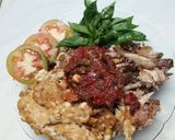Foto langkah ke 8 dari resep Ayam & tempe penyet.