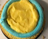 Une image de l'étape 4 de Layer cake vaiana / moana à la clémentine.
