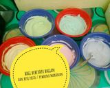 Foto langkah ke 4 dari resep 🍰Bolu Kukus Pelangi Lembut 2 Telur🌈.