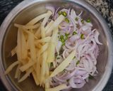 लाहौरी प्याज़ पकौड़ा रेसिपी चरण 1 फोटो