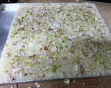 A picture of step 5 of Desiccated Coconut Burfi (Instant Naralachi Vadi).