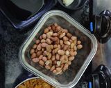 A picture of step 1 of Peanut and Gur Chikki.