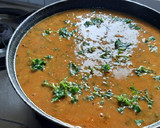 A picture of step 7 of Dal palak (spinach dal).
