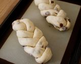 A picture of step 13 of Soft Chewy Braided Raisin Bread.