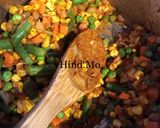 A picture of step 6 of Mixed Vegetable Stew.