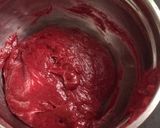 A picture of step 2 of Red Velvet Crinkle Cookies.