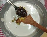 A picture of step 8 of Gulabjamun mousse.