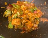 A picture of step 2 of Chilli Tofu recipe.