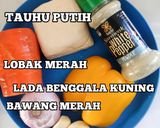 Gambar langkah 1 resipi Tumis Air Lobak Merah Bersama Cendawan Campur Dan Tauhu.