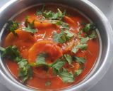 A picture of step 5 of Lauki Masala 😋.