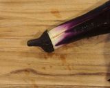 A picture of step 1 of Japanese Grilled Eggplant - Yaki Nasu.