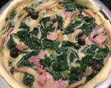 A picture of step 6 of Spinach Quiche.