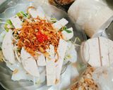 Hình bước làm 2 của món Bánh ướt chả lụa