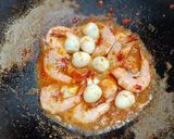 Foto langkah ke 2 dari resep Sambal Goreng Udang Telur Puyuh.