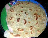 A picture of step 8 of lachhha paratha.