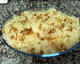 A picture of step 4 of Umm Ali (egyptian dessert).